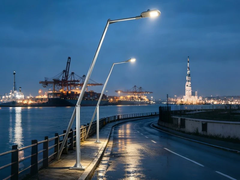 Foldable street lamp posts Foldable street lamp posts